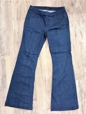 Women’s Dark Blue Jeans CELLO Wide Leg NWOT Large 29.5” inseam